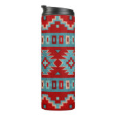 Bouteilles Isothermes Sud-Ouest Mesas Turquoise & Rouge (Tourné sur la droite)