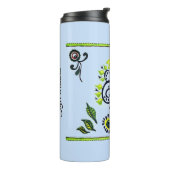 Bouteilles Isothermes Sunflower Folk Motif par Alexandra Cook (Tourné sur la gauche)