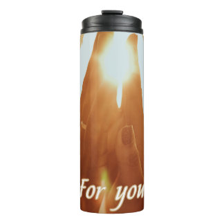 Bouteilles Isothermes Sunlight Hands Aesthetic Thermal Mug