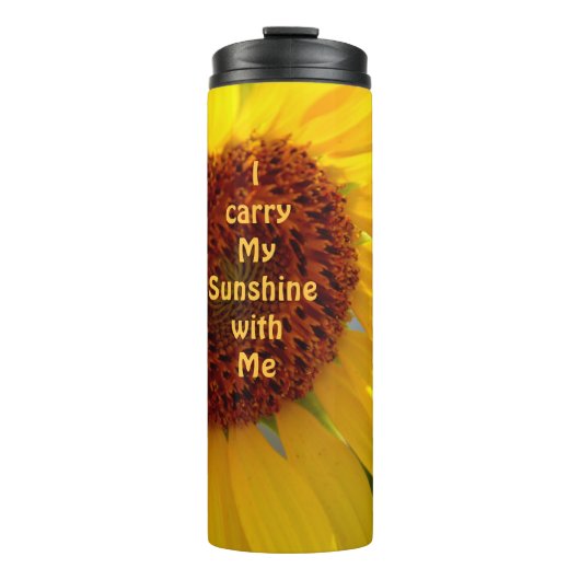 Bouteilles Isothermes Sunny Bright Big Sunflower jaune (Devant)