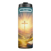 Bouteilles Isothermes Sunrise Cross, Chemin vers la rédemption (Devant)