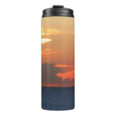 Bouteilles Isothermes Sunset Clouds and Sailboat Seascape (Devant)