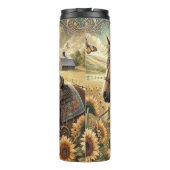 Bouteilles Isothermes Sunset Cowgirl en fleur (Dos)