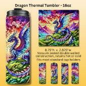 Bouteilles Isothermes sunset Dragon 16oz