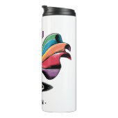 Bouteilles Isothermes Super Cat Meeeow - Rainbow Cape Pride Cat (Tourné sur la droite)