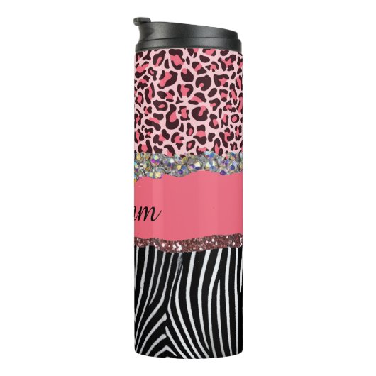 Bouteilles Isothermes Super fille rose Parties scintillant Exotique Empr (Tourné sur la droite)