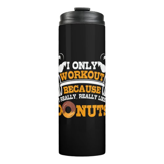 Bouteilles Isothermes Super Gym Dit Donuts Lover Cadeau (Devant)