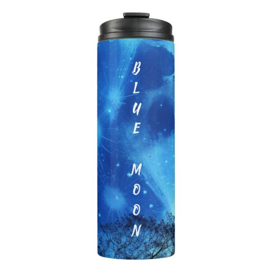 Bouteilles Isothermes Super Lune Bleue dans le caisson Ciel (Devant)