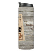 Bouteilles Isothermes Superbe Papa Occidental Thème Personnalisé Nom Caf (Tourné sur la droite)