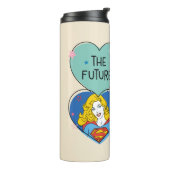 Bouteilles Isothermes Supergirl hors de ce monde Retro Graphisme (Tourné sur la gauche)