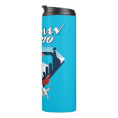 Bouteilles Isothermes Superman & Krypto Soar (Tourné sur la droite)