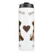 Bouteilles Isothermes Support Émotionnel Café Cute Mocha (Devant)