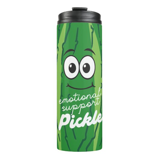 Bouteilles Isothermes Support émotionnel Pickle Funny Green (Devant)