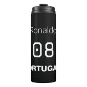 Bouteilles Isothermes Sur mesure Attaquant Varsity Nom Numéro Football (Devant)