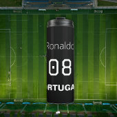 Bouteilles Isothermes Sur mesure Attaquant Varsity Nom Numéro Football