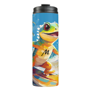Bouteilles Isothermes Surf Gecko Riding Les Vagues