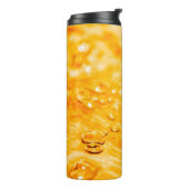 Bouteilles Isothermes Surface propre liquide ondulée d'eau (Tourné sur la gauche)