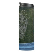 Bouteilles Isothermes Surprise du matin, une toile d'araignée recouverte (Tourné sur la droite)