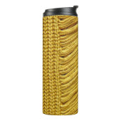 Bouteilles Isothermes Sweater jaune douillet : Arrière - plan texturé (Tourné sur la gauche)