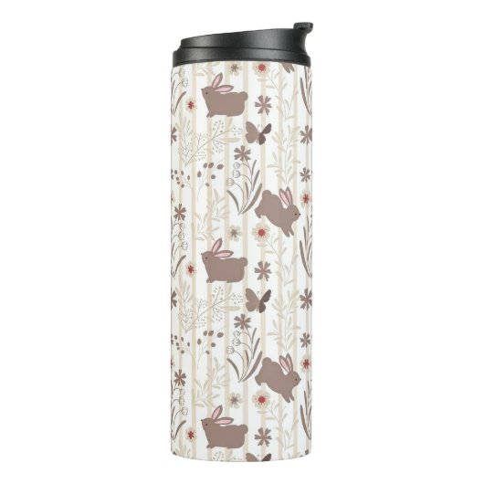 Bouteilles Isothermes Sweet Bunny and Crown Nursery Print (Tourné sur la gauche)