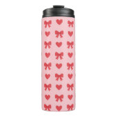 Bouteilles Isothermes Sweet Pink Hearts & Bows Pattern (Devant)