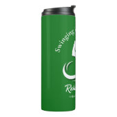 Bouteilles Isothermes Swinging into Retirement Modern Golf Player Party (Tourné sur la gauche)