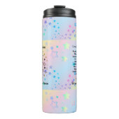 Bouteilles Isothermes Symbole d'astrologie de la bibliothèque Anniversai (Devant)