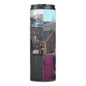 Bouteilles Isothermes Symbole de Dubuque, Iowa avec drapeau américain (Dos)