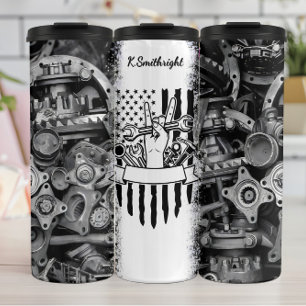 Bouteilles Isothermes SYMBOLE DE LA PAIX SYSTÉMATIQUE DU Drapeau América