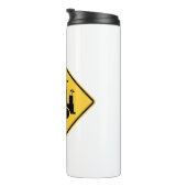 Bouteilles Isothermes Symbole de prudence du panier de golf (Tourné sur la droite)
