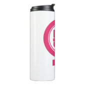 Bouteilles Isothermes Symbole de résistance des femmes (Tourné sur la gauche)