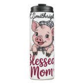 Bouteilles Isothermes Symbole de retenue de porc de maman bienheureuse (Devant)