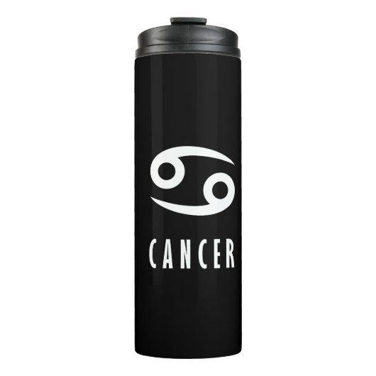 Bouteilles Isothermes Symbole du cancer du zodiaque (Devant)