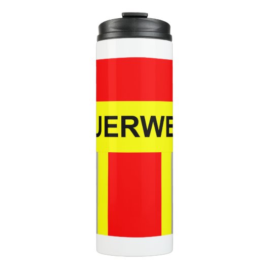 Bouteilles Isothermes SYMBOLE Feuerwehr Rot uniforme (Devant)