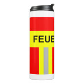 Bouteilles Isothermes SYMBOLE Feuerwehr Rot uniforme (Tourné sur la gauche)