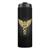 Bouteilles Isothermes Symbole Polygonal Or Caduceus (Devant)