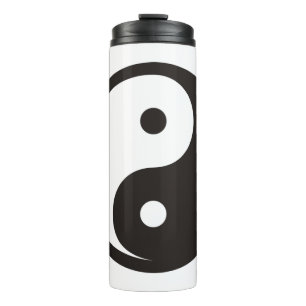 Bouteilles Isothermes Symbole Yin Yang - conception de tatouage solide