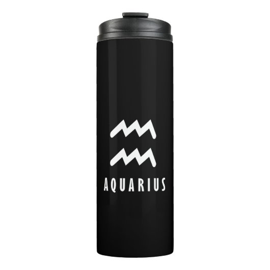 Bouteilles Isothermes Symbole zodiaque Aquarius (Devant)