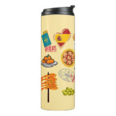 Bouteilles Isothermes Symboles espagnols Amateurs de voyage (Tourné sur la gauche)