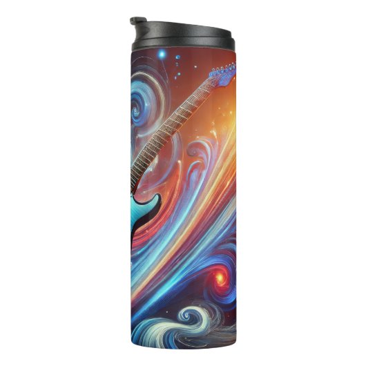 Bouteilles Isothermes Symphonie Abstraite de guitare électrique (Tourné sur la droite)