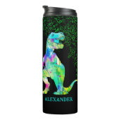 Bouteilles Isothermes T-Rex Dinosaur Ajouter un nom (Tourné sur la droite)