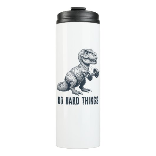 Bouteilles Isothermes T-Rex Faire Des Choses Dures (Devant)