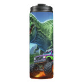 Bouteilles Isothermes T-Rex Monster Truck Fiery Chase (Devant)