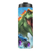 Bouteilles Isothermes T-Rex Monster Trucks Construction Chaos (Devant)