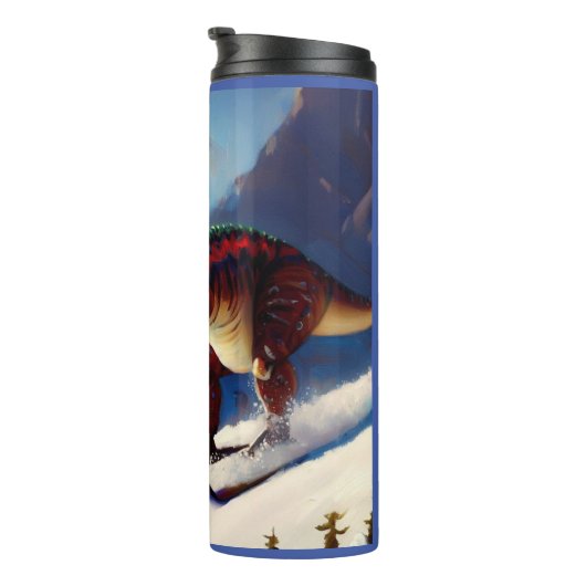 Bouteilles Isothermes T Rex Skiing (Tourné sur la droite)