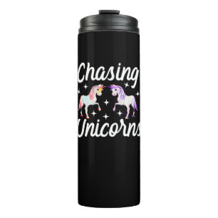 Bouteilles Isothermes T-Shirt à manches longues magique Chasing Unicorns