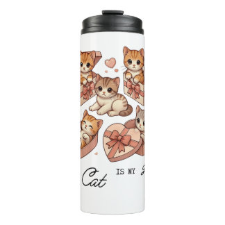 Bouteilles Isothermes T-shirt chat cadeau mignon