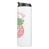 Bouteilles Isothermes T-shirt classique à la fraise rose (Tourné sur la droite)