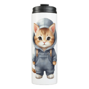 Bouteilles Isothermes T-Shirt Classique Cute Kitty