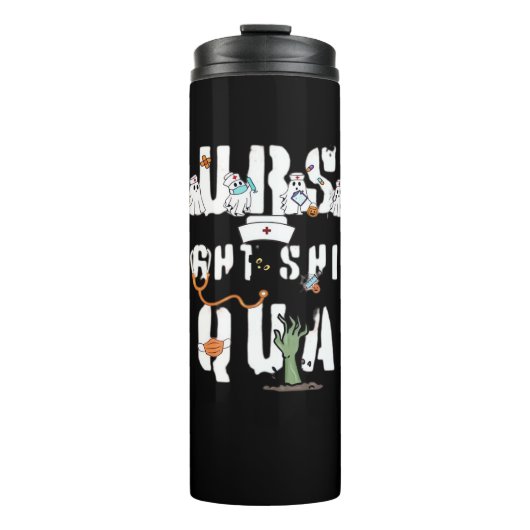 Bouteilles Isothermes T-shirt classique de l'équipe d'Halloween (Devant)